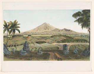 Vulkaan Sumbing te Java