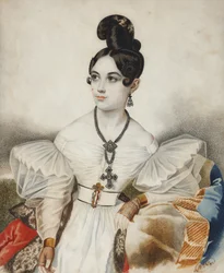 Apollonia Apollinaria Mikhailovna Vielgorskaya 1818-1887, 1830s
