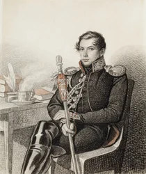 Portret van graaf Pyotr Petrovich Konovnitsyn 1803-1830, 1822-1823