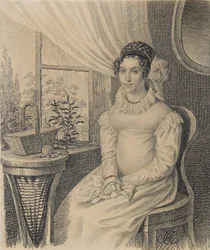 Portret van Varvara Alexandrovna Korsakova, vroege 1820s