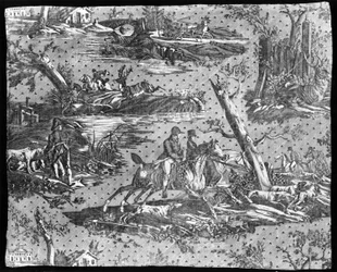 De weg naar Jouy (La Route de Jouy) (meubelstof)