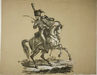 Koninklijke Wacht, Bereden Hussard en Paard, nr. 6