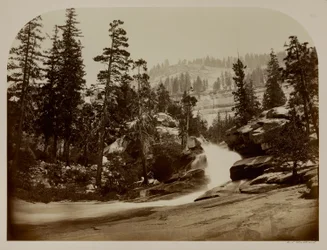 Cascade, Nevada watervallen, Yosemite, Californië