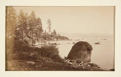 Vier Spoorscenes en Vier Uitzichten op Lake Tahoe: Lake Tahoe vanaf Artist Point