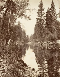 Merced River, Yosemite, ca. 1872, gedrukt ca. 1876