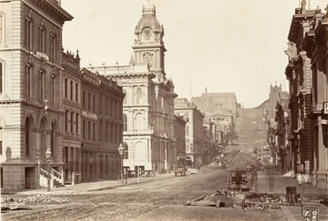 Zuidzijde van California Street, 1864, gedrukt ca. 1876