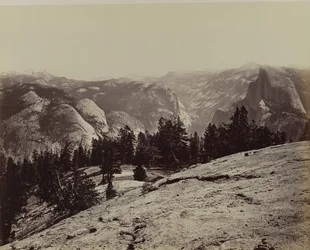 De Domes vanaf Sentinel Dome, 1866