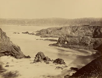 [Kustzicht van Mendocino].