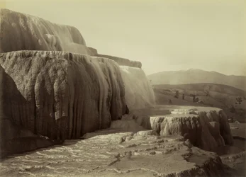 [Minerva-terrassen, Nationaal Park Mammoth Hot Springs]