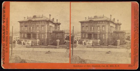 Residentie van Gouverneur Stanford, Cal. St. Hill, S.F