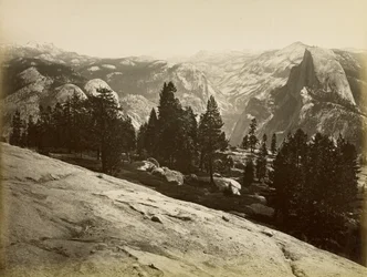 De koepels, vanaf Sentinel Dome, Yosemite