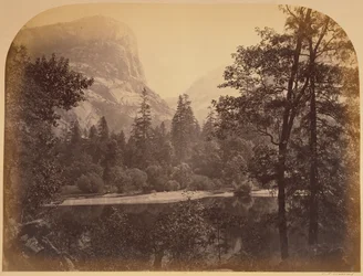 [Het meer - Yosemite] / [Lake Ah-Wi-Yah, Yosemite] / [Mirror Lake en Mount Watkins, Yosemite]