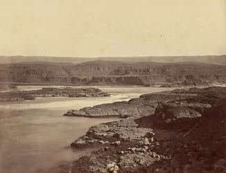 De doorgang van de Dalles, Columbia River