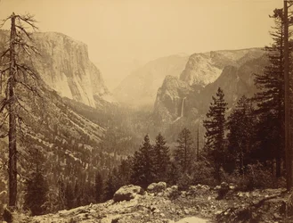 Yosemite Valley vanaf Inspiration Point
