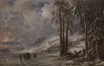 Bos aan de voet van de Oeral, 1872