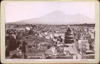 Panorama van Pompeii, ca 1880 (foto)