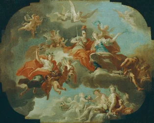 Allegorie van vrede en gerechtigheid