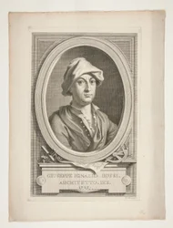 Portret van Giuseppe Ignazio Rossi
