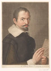 Portret van kunstenaar Francesco Bassano II