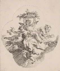 Putti met bloemen, 1725-75