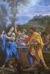 Rebecca en Eliezer bij de bron