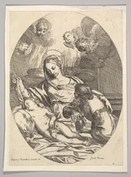 Maagd en Kind met Sint Maria Magdalena