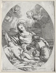 Madonna en Kind met de Magdalena