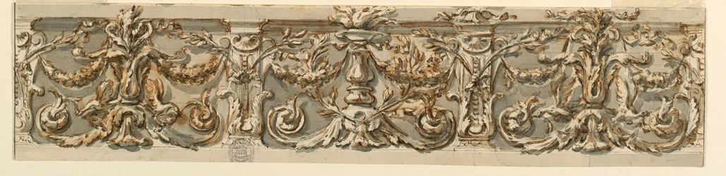 Tekening, Ontwerp voor een fries, ca. 1770