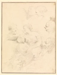 Tekening, Figurale schetsen, 1775