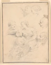 Tekening, Figurale schetsen, 1775