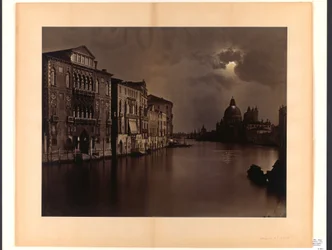 [Nachtelijk uitzicht op het Canal Grande, Venetië]
