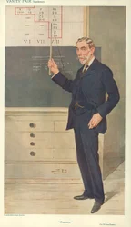 Dr. Lyon Playfair, Chemie, 20 februari 1875, Vanity Fair cartoon