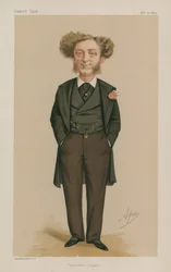 Mr. Albert Grant MP; Leicester Square; 21 februari 1874; Vanity Fair; cartoon