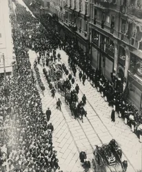 Begrafenissen van aartshertog Franz Ferdinand van Oostenrijk en zijn vrouw, die op 28 juli in Sarajevo werden gedood