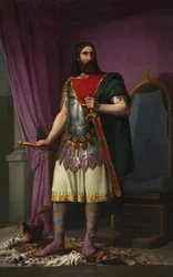 Portret van koning Egica van de Visigoten