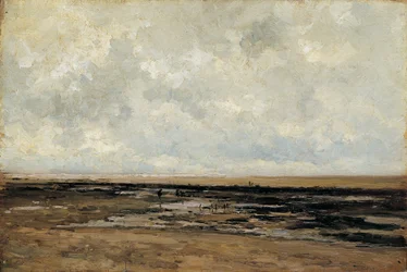 Strand van Villerville. Normandië
