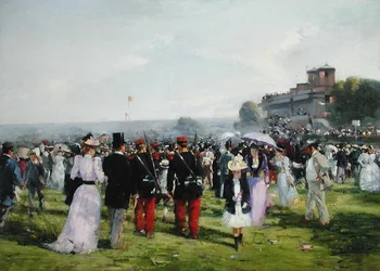 Het Einde van de Races in Auteuil, c.1893