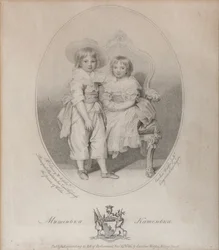 Portret van graaf Mikhail Semyonovich Vorontsov en gravin Ekaterina Semyonovna Vorontsov