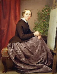Zelfportret, 1855