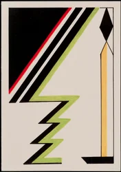 Deco kaars met kerstboom, 2010