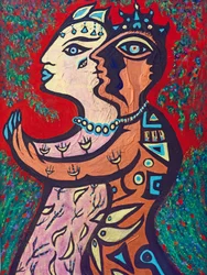 Blesséd Lovers, 2013 (acryl op doek)