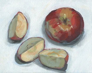 Vers gesneden appels