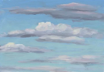 Rustige blauwe lucht