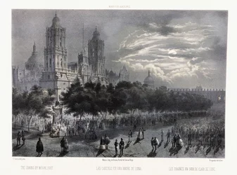 De kettingen bij maanlicht, ca. 1855-6