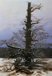 Eik in de sneeuw. 1829