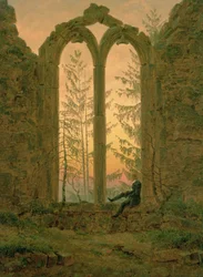 Ruïnes van het Oybin-klooster (De Dromer) (1835-40)