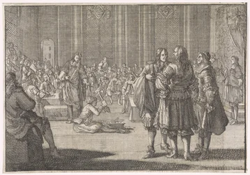 Rijkszegel van Engeland wordt stukgeslagen in het Hogerhuis, 1646
