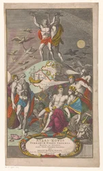 Atlas en Hercules dragen sterrenhemel