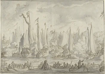 Spiegelgevecht ter ere van het bezoek van het Groot Moskovisch Gezantschap