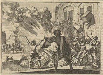 Tolhuis te Lyon wordt geplunderd naar aanleiding van verhoogde accijnzen, 1625